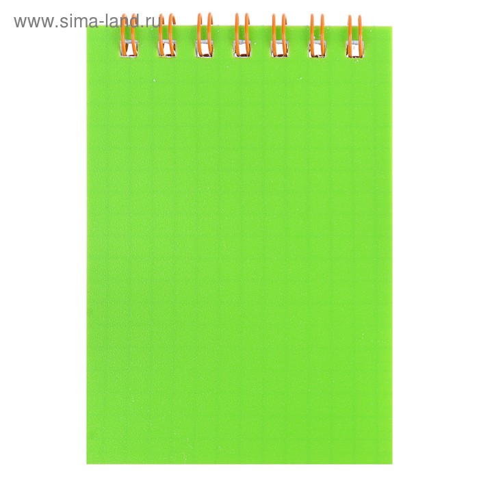 Блокнот А7, 60 листов в клетку на гребне "Зелёный. Неон", пластиковая обложка, блок офсет 
Блокнот А7, 60 листов в клетку на гребне "Зелёный. Неон", пластиковая обложка, блок офсет