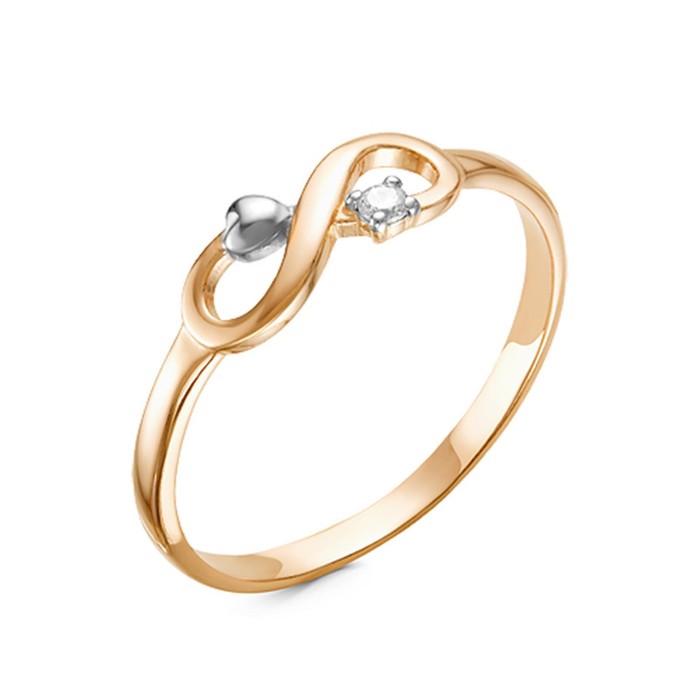 Кольцо "Бесконечность", позолота, цвет белый, 16,5 размер
Кольцо "Бесконечность", позолота, цвет белый, 16,5 размер