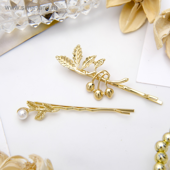 Невидимка для волос "Либерти" (набор 2 шт) 5,5 см, веточки, золото
Невидимка для волос "Либерти" (набор 2 шт) 5,5 см, веточки, золото