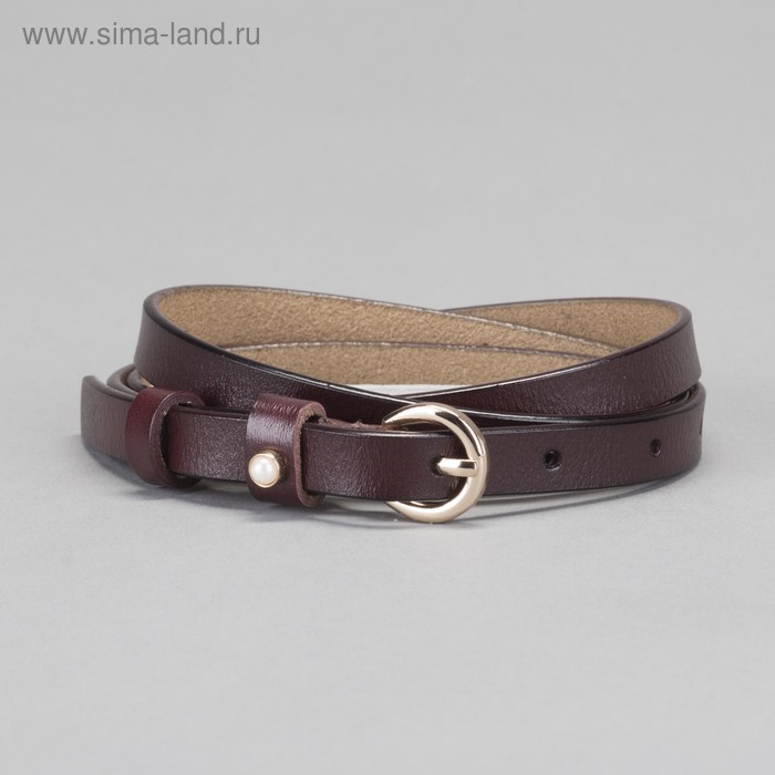 Ремень женский, гладкий, пряжка золото, ширина - 1 см, цвет кофе
Ремень женский, гладкий, пряжка золото, ширина - 1 см, цвет кофе