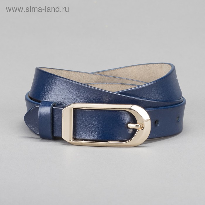 Ремень женский, гладкий, пряжка золото, ширина - 2,6 см, цвет синий
Ремень женский, гладкий, пряжка золото, ширина - 2,6 см, цвет синий