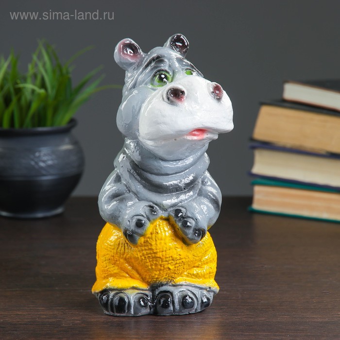 Копилка "Бегемот в шортах" 13х10х21см
Копилка "Бегемот в шортах" 13х10х21см