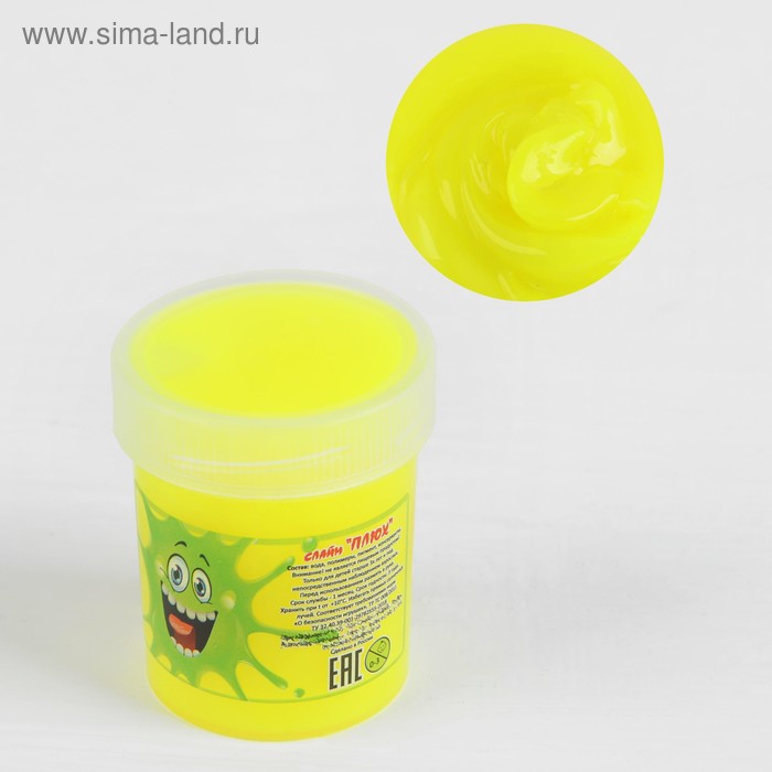 Слайм «Плюх»,желтый, туба 40 г
Слайм «Плюх»,желтый, туба 40 г
