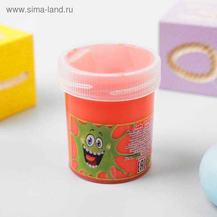 Слайм «Плюх»,розовый, туба 40 г
Слайм «Плюх»,розовый, туба 40 г