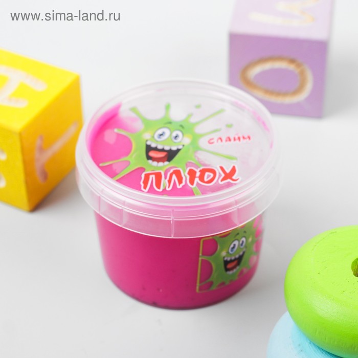 Слайм «Плюх»,фуксия, контейнер 90 г
Слайм «Плюх»,фуксия, контейнер 90 г
