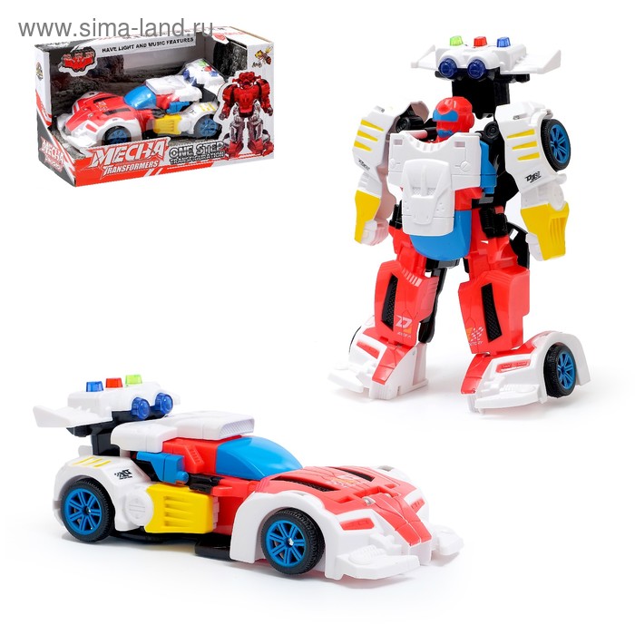 «Спорткар», трансформируется, световые и звуковые эффекты
«Спорткар», трансформируется, световые и звуковые эффекты