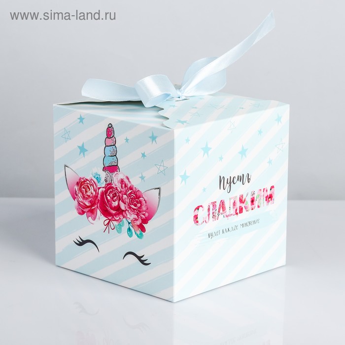 Коробка складная «Сладкое мгновение», 12 × 12 × 12 см
Коробка складная «Сладкое мгновение», 12 × 12 × 12 см