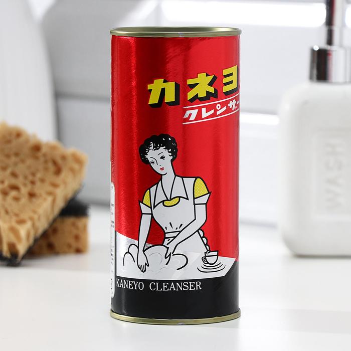 фото Порошок чистящий для кухни и ванной комнаты kaneyo red cleanser, 400 г
