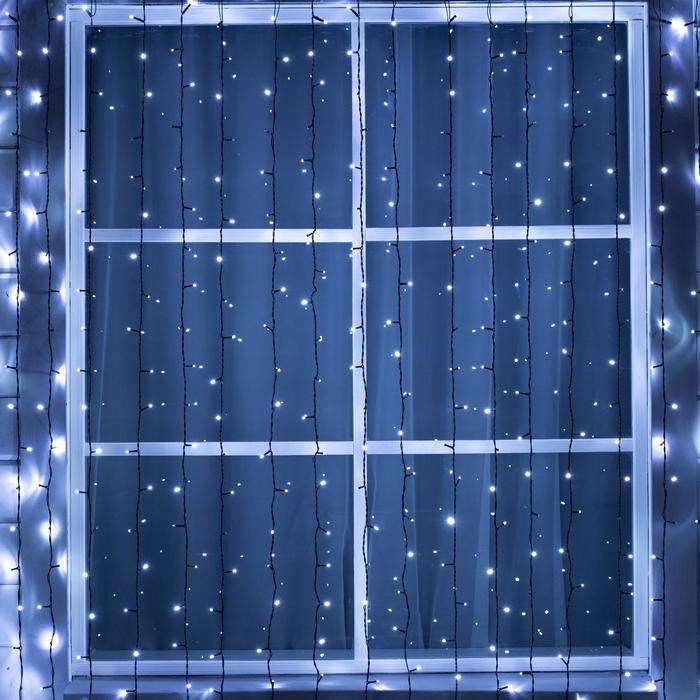 Гирлянда «Занавес» 2 × 6 м, IP44, УМС, тёмная нить, 1440 LED, свечение белое, мерцание, 220 В
Гирлянда «Занавес» 2 × 6 м, IP44, УМС, тёмная нить, 1440 LED, свечение белое, мерцание, 220 В