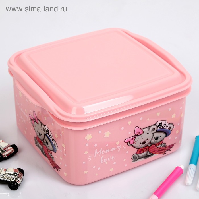 Контейнер универсальный Mommy love, 1,5 л, цвет нежно-розовый
Контейнер универсальный Mommy love, 1,5 л, цвет нежно-розовый