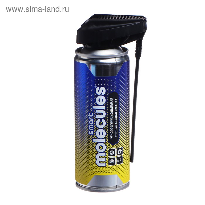 Многофункциональная проникающая смазка Molecules, аэрозоль, 270 мл
Многофункциональная проникающая смазка Molecules, аэрозоль, 270 мл