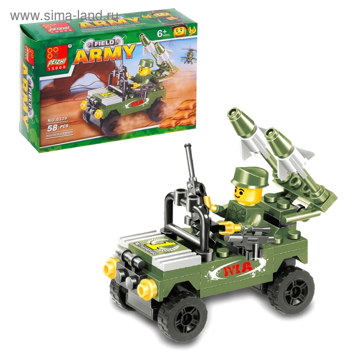 Конструктор «Военная техника», 52-65 деталей, МИКС
Конструктор «Военная техника», 52-65 деталей, МИКС