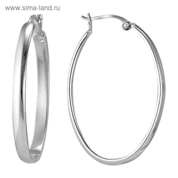 Серьги-кольца посеребрение "Симпл"
Серьги-кольца посеребрение "Симпл"