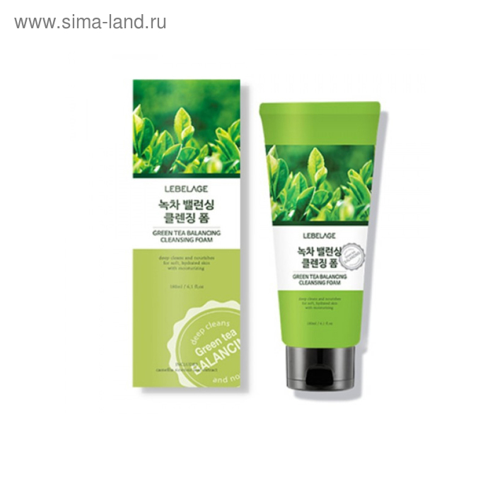 Балансирующая пенка для умывания Lebelage, с зелёным чаем, 180 мл
Балансирующая пенка для умывания Lebelage, с зелёным чаем, 180 мл