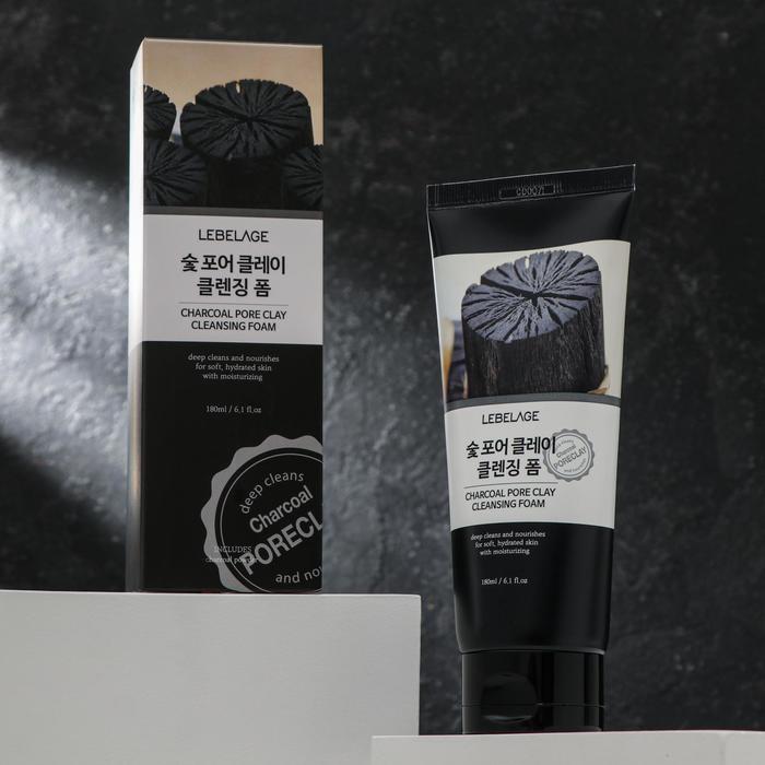 Пенка для умывания Lebelage «Сужающая поры», с углём, 180 мл
Пенка для умывания Lebelage «Сужающая поры», с углём, 180 мл