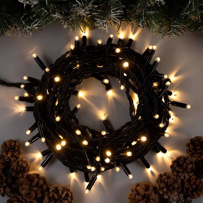 Гирлянда "Нить" 10 м , IP65, УМС, тёмная нить, 100 LED, свечение тёплое белое, 220 В
Гирлянда "Нить" 10 м , IP65, УМС, тёмная нить, 100 LED, свечение тёплое белое, 220 В