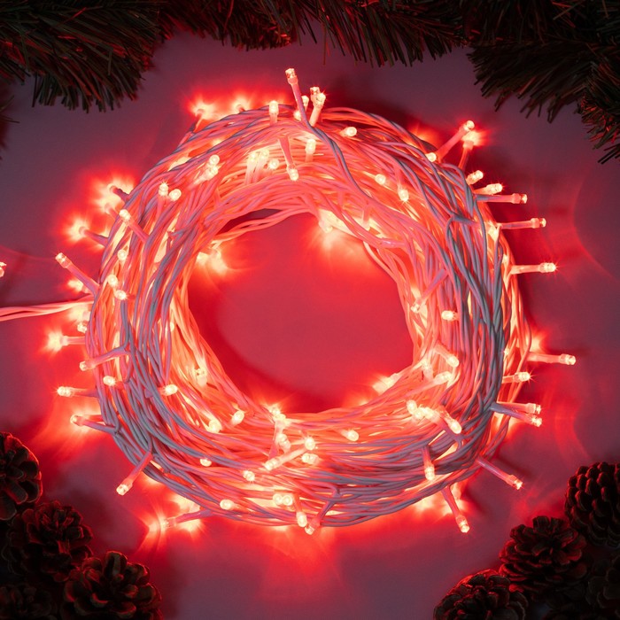 Гирлянда «Нить» 20 м, IP44, белая нить, 200 LED, свечение красное, 8 режимов, 220 В
Гирлянда «Нить» 20 м, IP44, белая нить, 200 LED, свечение красное, 8 режимов, 220 В