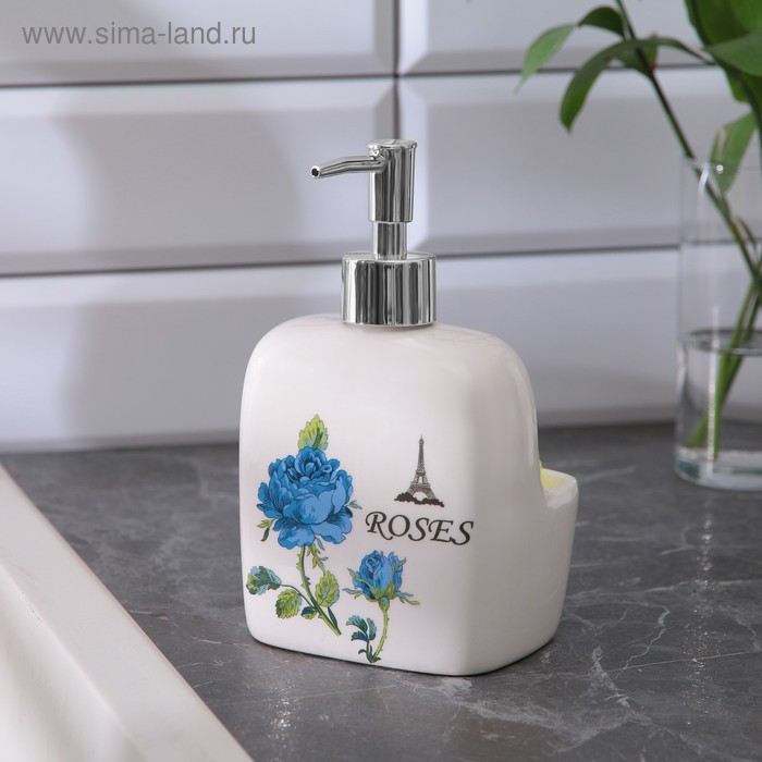 Дозатор для моющего средства 500 мл "Цветы", с подставкой для губки, цвета МИКС
Дозатор для моющего средства 500 мл "Цветы", с подставкой для губки, цвета МИКС