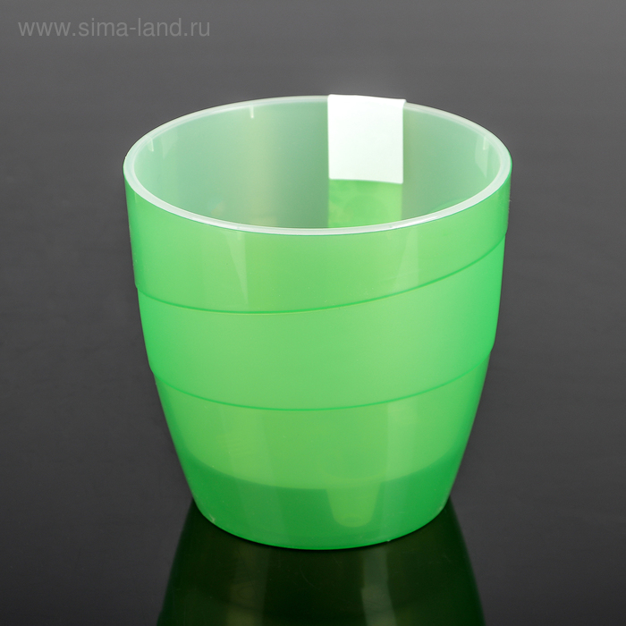 Кашпо со вставкой «Грация», 2 л, цвет зелёный
Кашпо со вставкой «Грация», 2 л, цвет зелёный