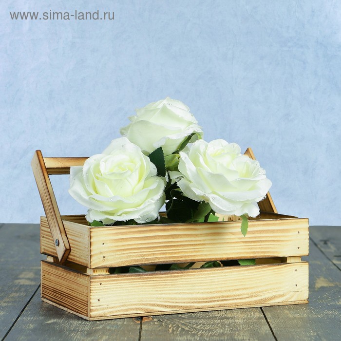 Кашпо деревянное 24.5×13.5×9 см "Двушка Лайт", двухреечное, обжиг Дарим Красиво
Кашпо деревянное 24.5×13.5×9 см "Двушка Лайт", двухреечное, обжиг Дарим Красиво