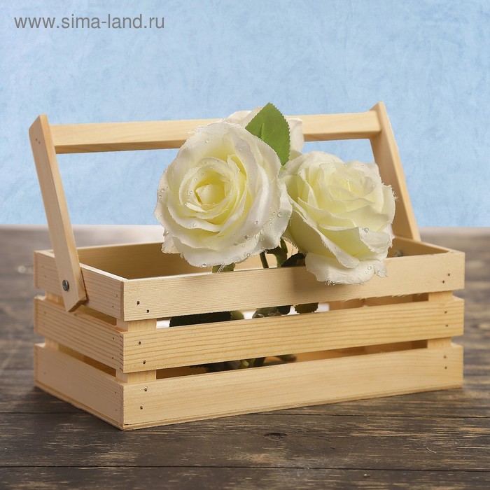 Кашпо деревянное 24.5×13.5×9 см "Двушка Лайт", трехреечное, натуральный Дарим Красиво 
Кашпо деревянное 24.5×13.5×9 см "Двушка Лайт", трехреечное, натуральный Дарим Красиво