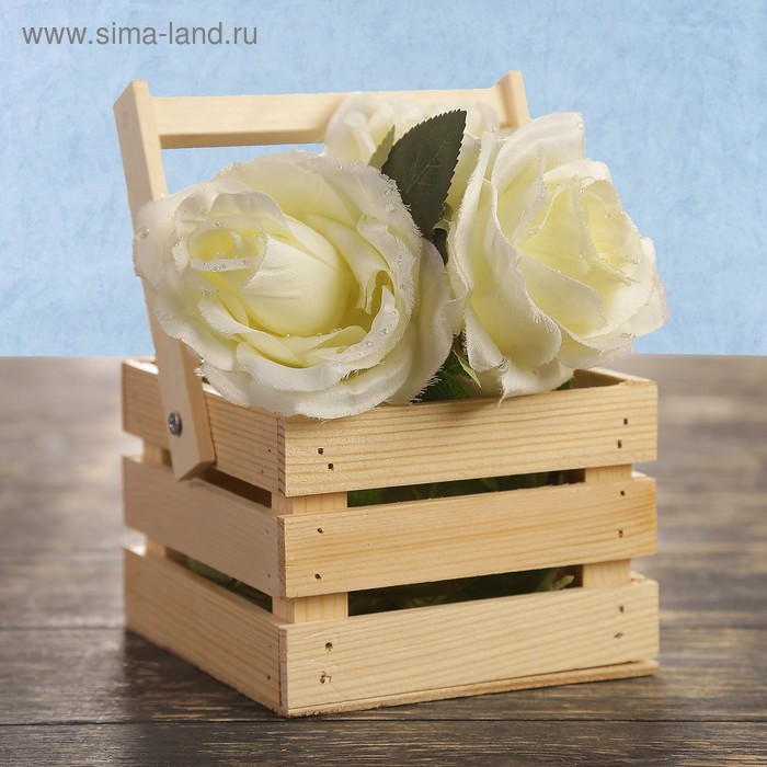 Кашпо деревянное 12×11×9 см "Однушка Лайт", трехреечное, ручка, натуральный Дарим Красиво
Кашпо деревянное 12×11×9 см "Однушка Лайт", трехреечное, ручка, натуральный Дарим Красиво