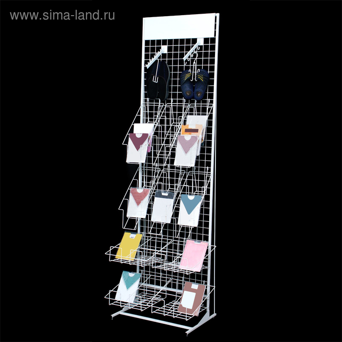 Стойка-сетка, односторонняя, 1830*630, 3мм, в комплекте 2 кронштейн, 10 корзин, цвет белый
Стойка-сетка, односторонняя, 1830*630, 3мм, в комплекте 2 кронштейн, 10 корзин, цвет белый