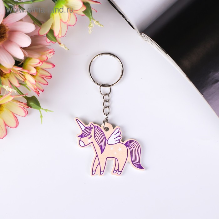 Брелок дерево "Единорог" 4,6х4 см
Брелок дерево "Единорог" 4,6х4 см