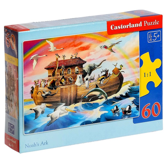Пазл «Ноев ковчег», 60 элементов
Пазл «Ноев ковчег», 60 элементов