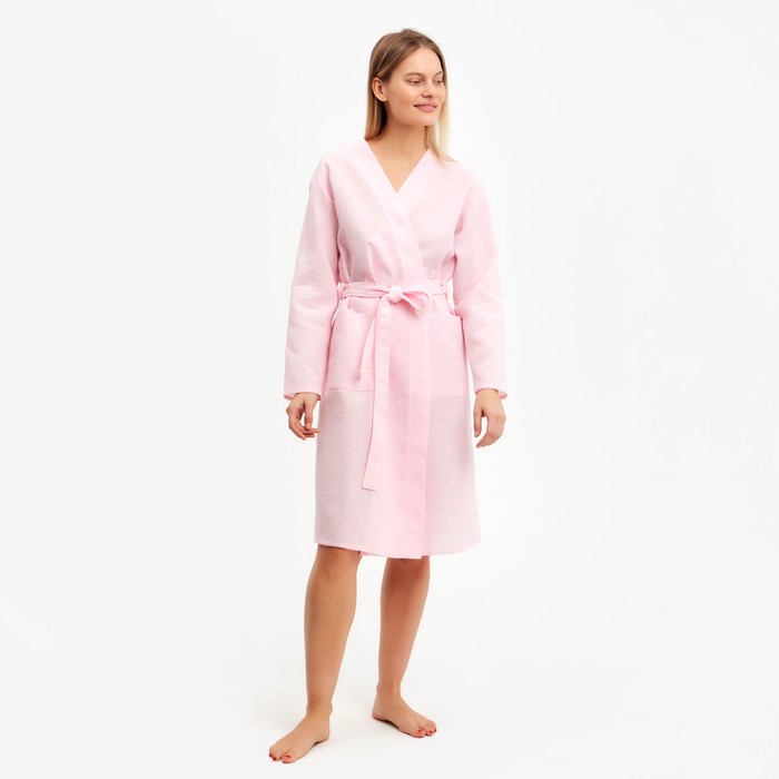 Халат вафельный запашной женский р-р 44, цв.Роза, 160 гр/м,Хл.100%
Халат вафельный запашной женский р-р 44, цв.Роза, 160 гр/м,Хл.100%