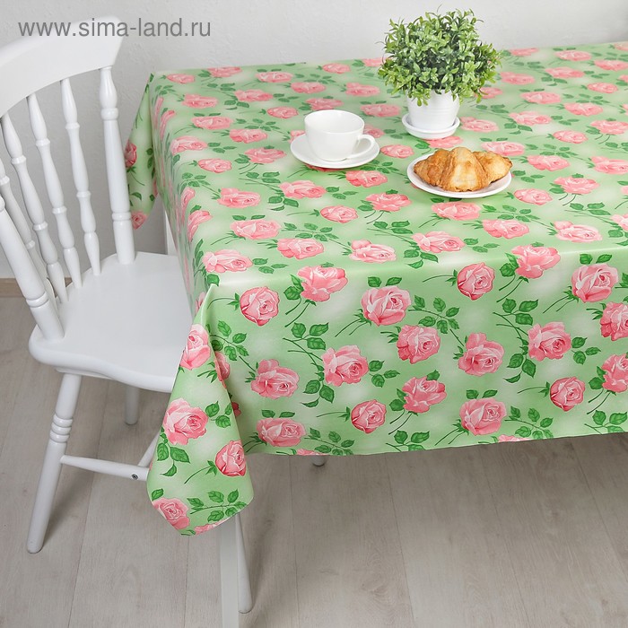 Клеенка столовая на тканевой основе 1,25х25 м "Роза" цвет зеленый
Клеенка столовая на тканевой основе 1,25х25 м "Роза" цвет зеленый