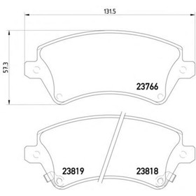 Колодки тормозные TEXTAR 2376601
Колодки тормозные TEXTAR 2376601
