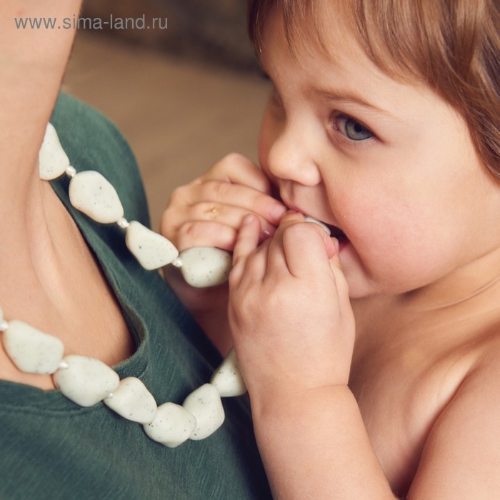 фото Слингобусы-массажеры для дёсен happy baby chew beads, силиконовые
