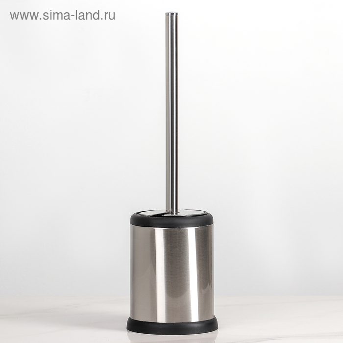 Ёршик для унитаза с подставкой, 11×11×40 см, цвет серебристый
Ёршик для унитаза с подставкой, 11×11×40 см, цвет серебристый