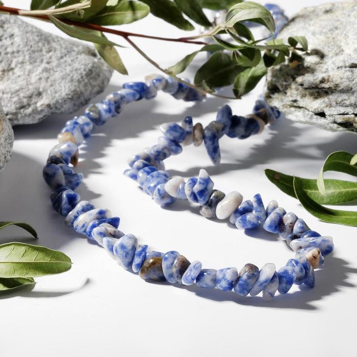 Бусы крошка мелкая "Лазурит", 45см 
Бусы крошка мелкая "Лазурит", 45см