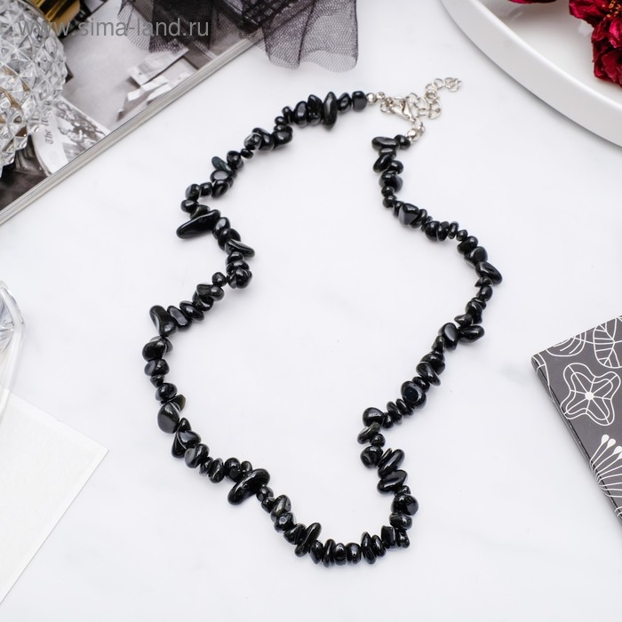 Бусы крошка мелкая "Агат черный", 45см
Бусы крошка мелкая "Агат черный", 45см