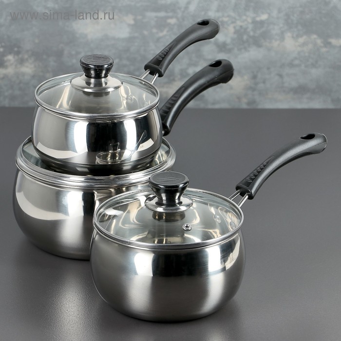 Набор ковшей «Лето», 3 шт: 14/16/18 см
Набор ковшей «Лето», 3 шт: 14/16/18 см