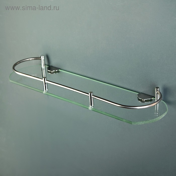 Полка для ванной комнаты, 40×11×4 см, металл, стекло
Полка для ванной комнаты, 40×11×4 см, металл, стекло