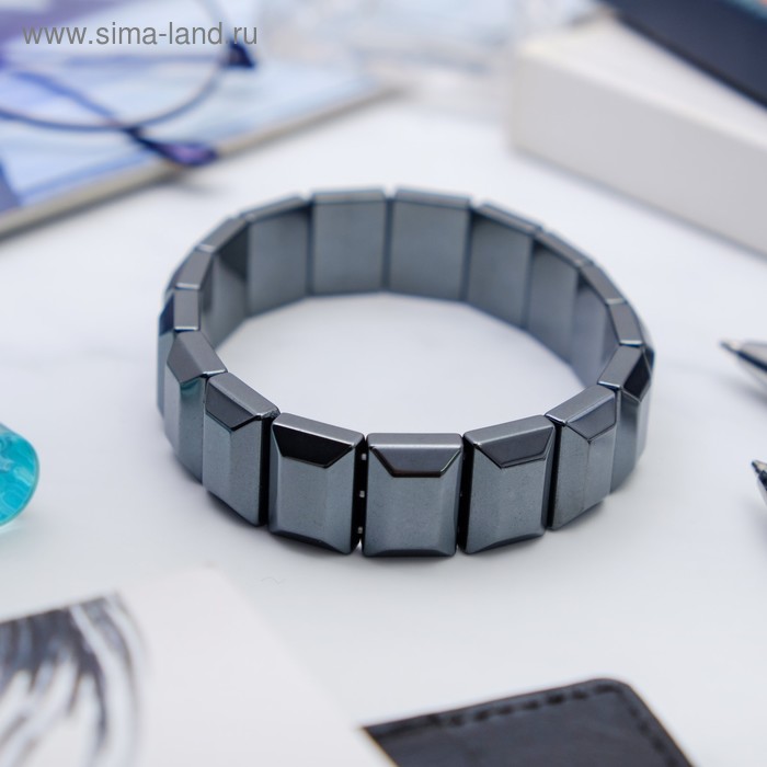 Браслет "Гематит" слиток 1,5*1см 
Браслет "Гематит" слиток 1,5*1см