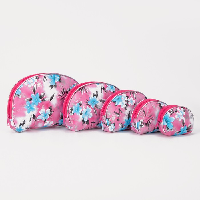 Набор косметичек на молнии, 5 в 1, цвет разноцветный
Набор косметичек на молнии, 5 в 1, цвет разноцветный