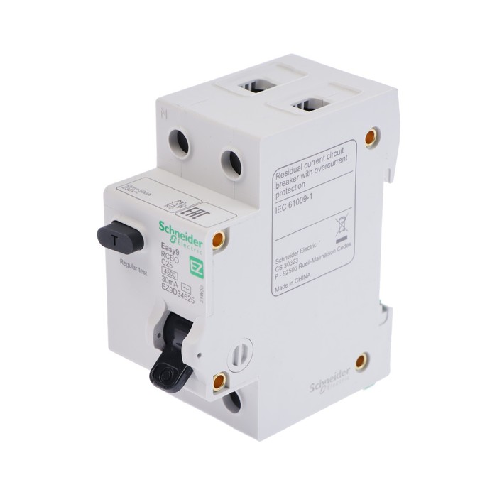 Дифференциальный автомат Schneider Electric серии Easy 9, 2п, 25 А, 30 мА, 4.5 кА, х-ка С,
Дифференциальный автомат Schneider Electric серии Easy 9, 2п, 25 А, 30 мА, 4.5 кА, х-ка С,