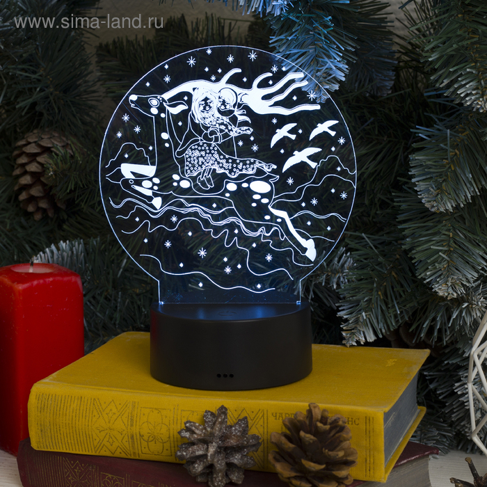 Подставка световая "Новогодние хлопоты", USB, AА*3 (не в компл), 10 LED, RGB
Подставка световая "Новогодние хлопоты", USB, AА*3 (не в компл), 10 LED, RGB