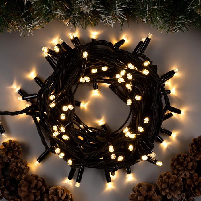 Гирлянда "Нить" 10 м , IP65, УМС, тёмная нить, 100 LED, свечение тёплое белое, 220 В
Гирлянда "Нить" 10 м , IP65, УМС, тёмная нить, 100 LED, свечение тёплое белое, 220 В