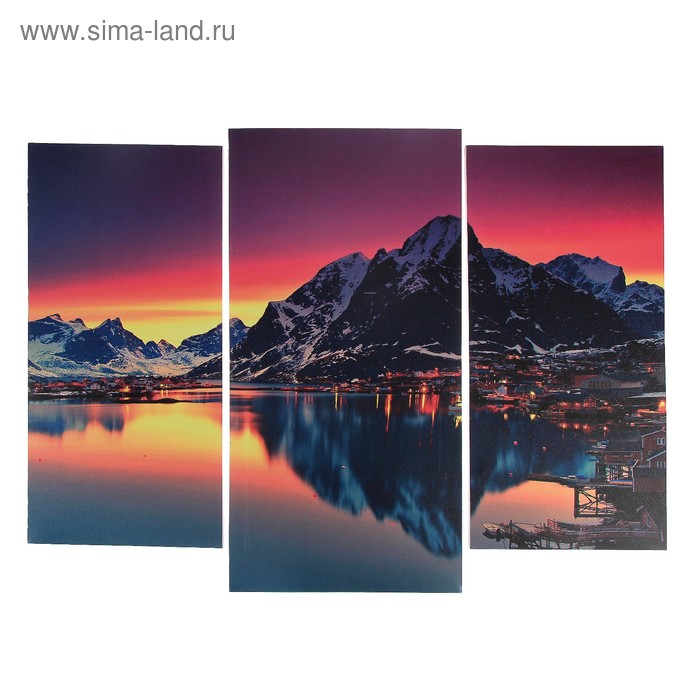 Модульная картина "Горный хребет" (2-25х52; 1-30х60) 60х80 см
Модульная картина "Горный хребет" (2-25х52; 1-30х60) 60х80 см