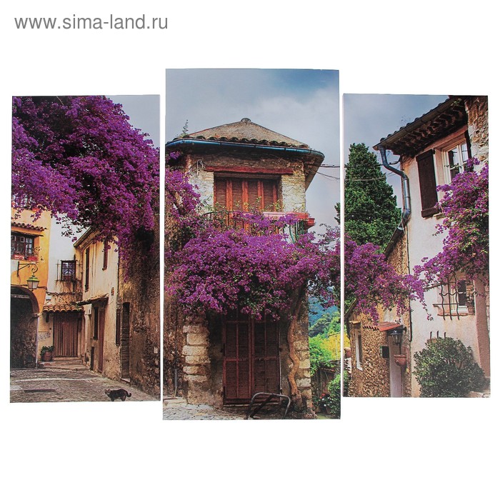 Модульная картина "Цветочный двор" (2-25х52; 1-30х60) 60х80 см
Модульная картина "Цветочный двор" (2-25х52; 1-30х60) 60х80 см