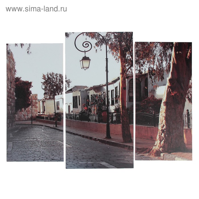 Модульная картина "Тихая улочка" (2-25х52; 1-30х60) 60х80 см
Модульная картина "Тихая улочка" (2-25х52; 1-30х60) 60х80 см