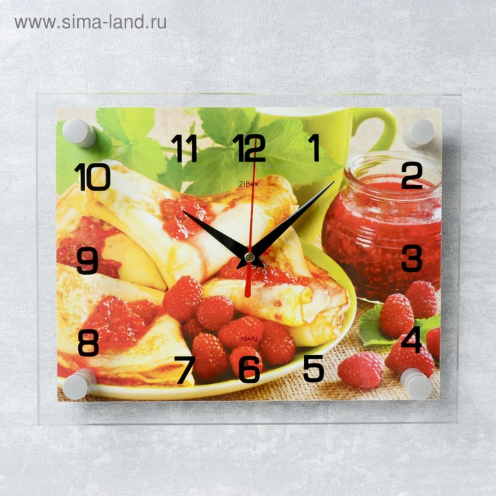 Часы настенные, серия: Кухня, "Блинчики с вареньем", 20х26 см микс
Часы настенные, серия: Кухня, "Блинчики с вареньем", 20х26 см микс