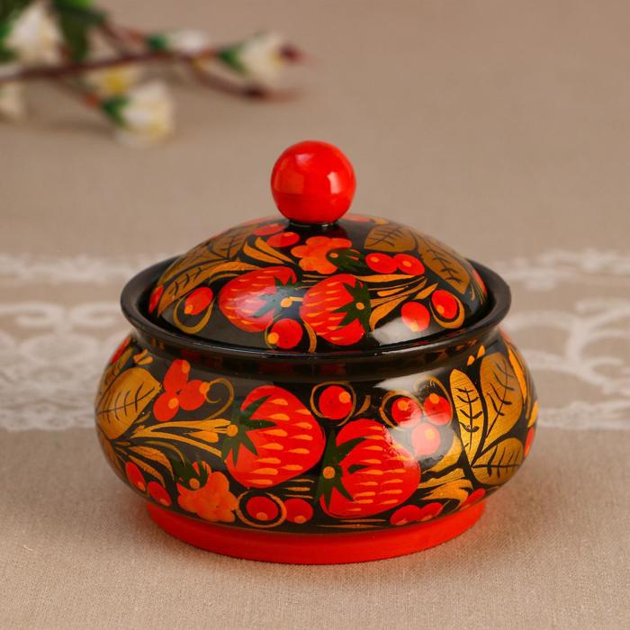 Чайница, 10×7 см, хохлома
Чайница, 10×7 см, хохлома