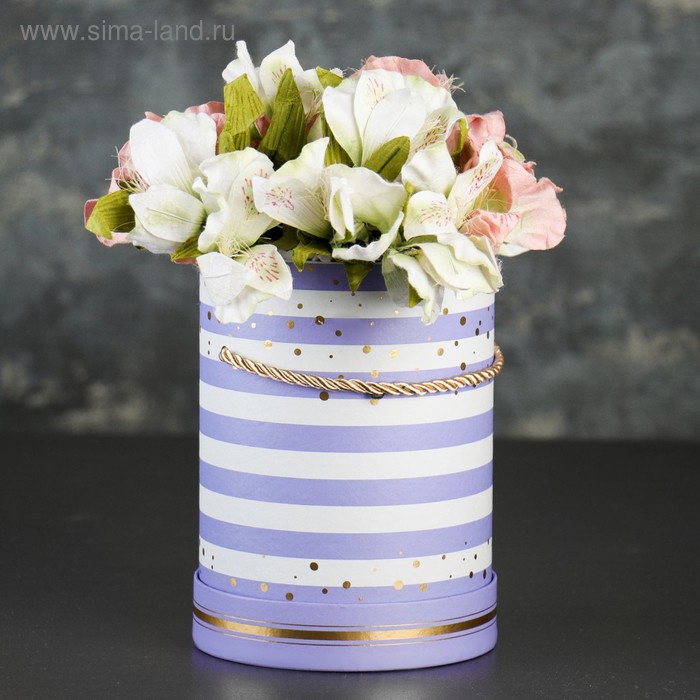 Коробка круглая для цветов 14 х 14 х 18,5 см
Коробка круглая для цветов 14 х 14 х 18,5 см