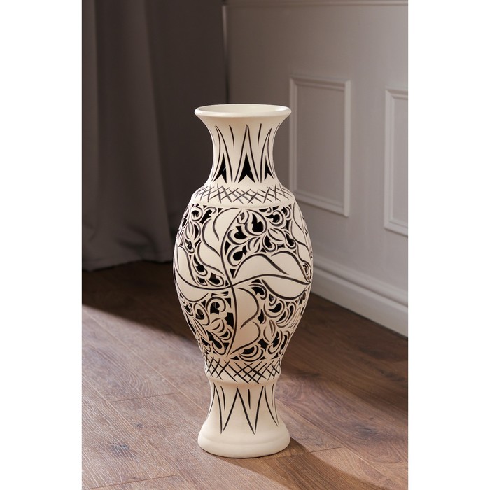 Ваза керамическая "Юлия", напольная, сквозная резка, 62 см
Ваза керамическая "Юлия", напольная, сквозная резка, 62 см